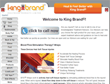 Tablet Screenshot of kingbrand.com
